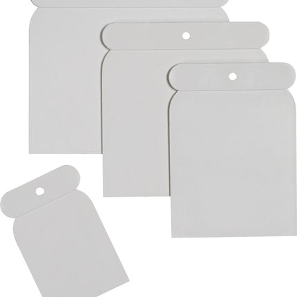 Jeu de spatules japonaises ( 4000816569 ) 4 pièces en plastique dans un sachet transparent