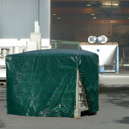 Couverture de box grillagé ( 4000819078 ) largeur 850 x longueur 1250 mm avec fermeture éclair