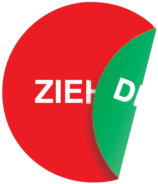 Autocollant de porte ( 3000277039 ) Ø 50 mmLxB Film autocollant