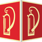 Panneau d'angle ( 3000277614 ) L148xl148 mm blanc vierge plastique