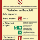 Signal d'incendie DIN EN ISO 7010 ( 9000477606 ) L210xl297 mm film