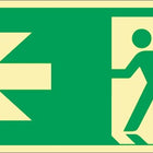 Signal de secours DIN EN ISO 7010 ( 9000477437 ) L297xl148 mm Plastique