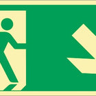 Signal de secours DIN EN ISO 7010 ( 9000477443 ) L297xl148 mm Plastique