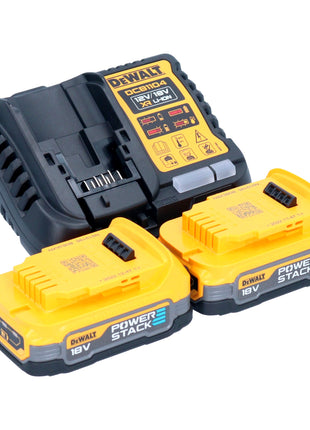 Taladro atornillador a batería DeWalt DCD 800 E2 18 V 90 Nm sin escobillas + 2 baterías Powerstack 1,7 Ah + cargador