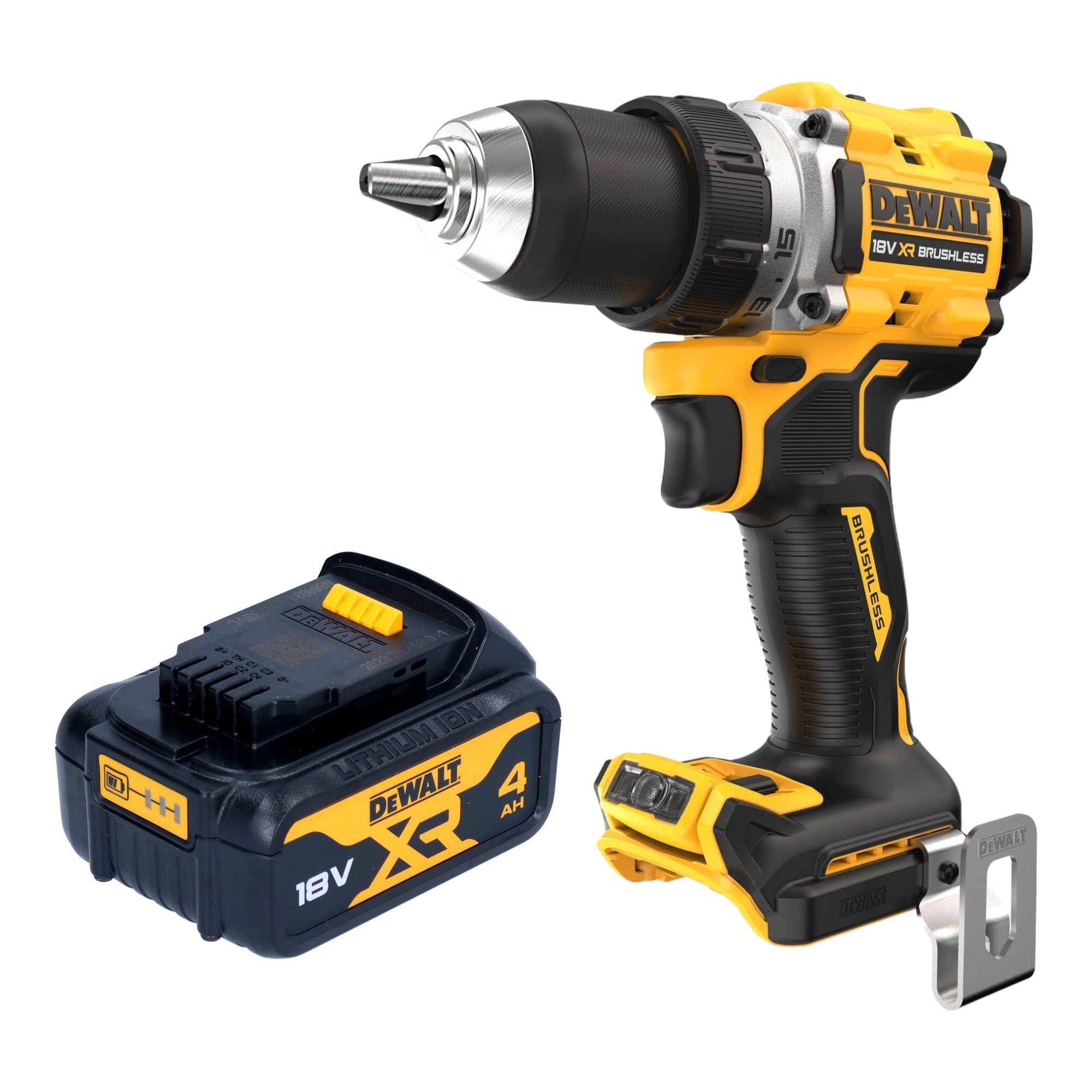 DeWalt DCD 800 N Akku Bohrschrauber 18 V 90 Nm Brushless 1x Akku 4 0 Ah ohne Ladegeraet 0 - toolbrothers