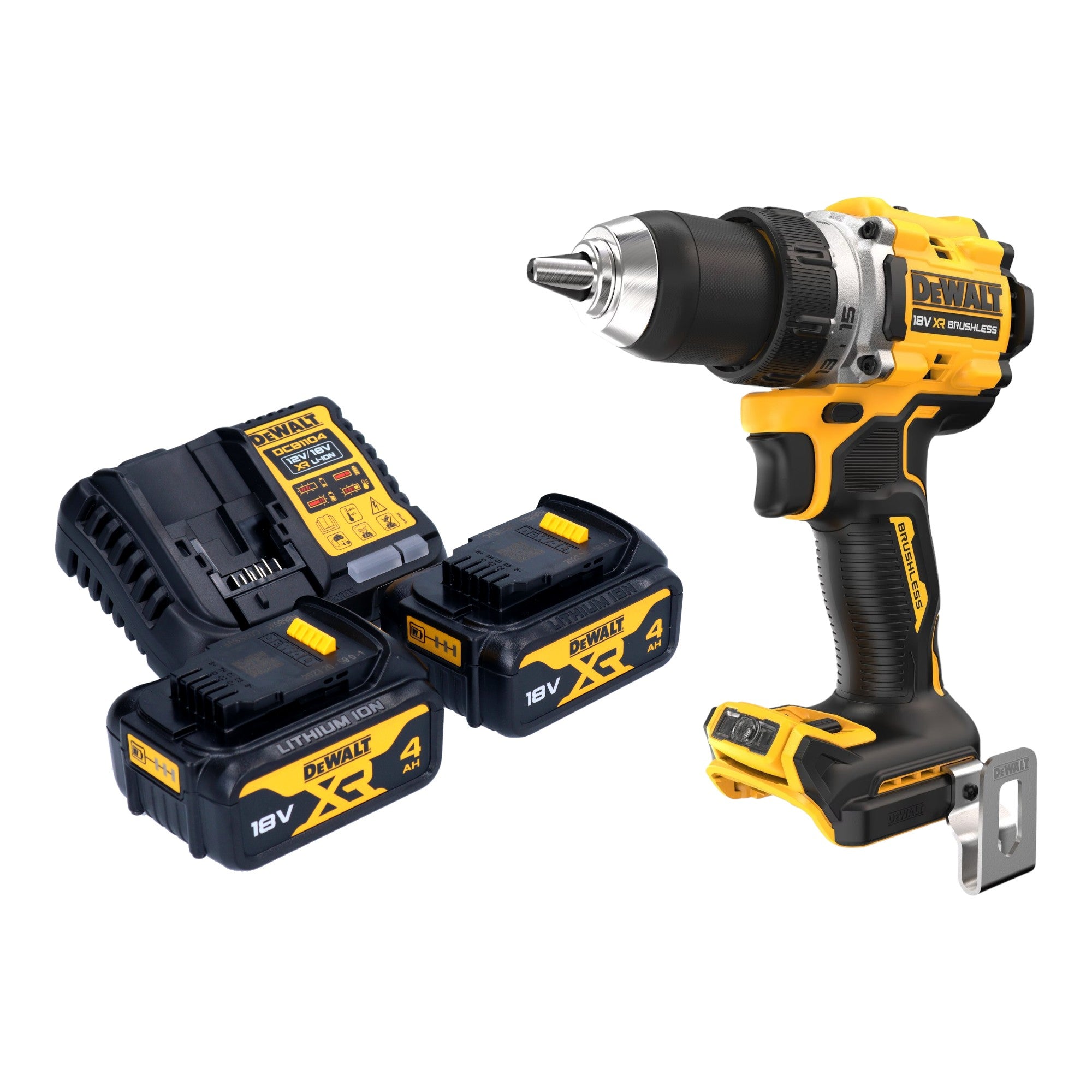 DeWalt DCD 800 M2 Akku Bohrschrauber 18 V 90 Nm Brushless 2x Akku 4 0 Ah Ladegeraet 0 - toolbrothers