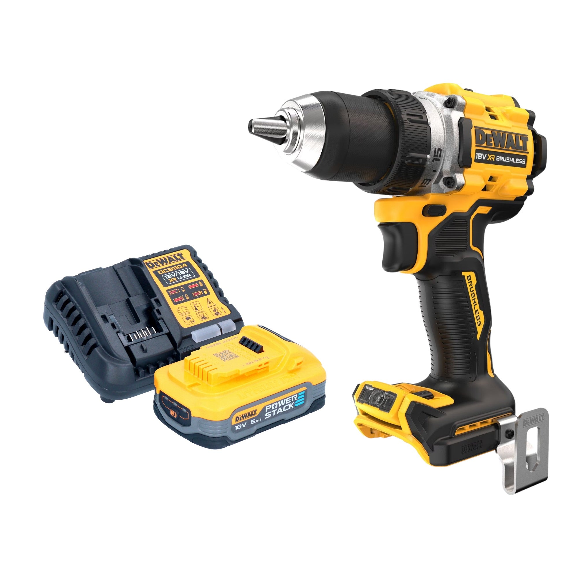 DeWalt DCD 800 H1 Akku Bohrschrauber 18 V 90 Nm Brushless 1x Powerstack Akku 5 0 Ah Ladegeraet 0 - toolbrothers