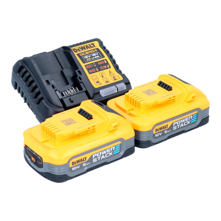 DeWalt DCD 800 H2 Perceuse-visseuse sans fil 18 V 90 Nm Brushless + 2x Powerstack batterie 5,0 Ah + chargeur