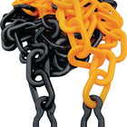 Chaîne de délimitation ( 9000480222 ) PP jaune/noir 9 mm avec 2 crochets universels