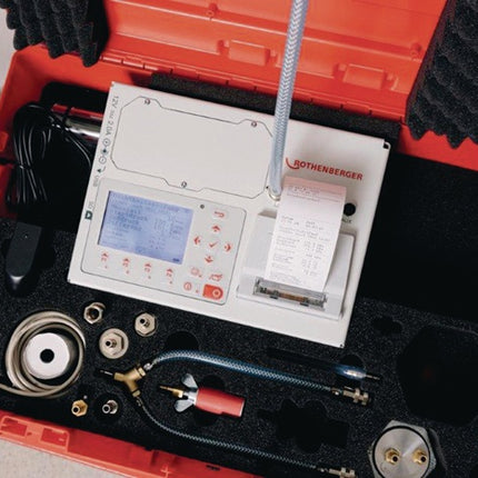 Appareil de mesure de pression/débit de fuite Rothenberger ROTEST GW Professional ( 8000906647 ) Plage de travail jusqu'à 20 bar