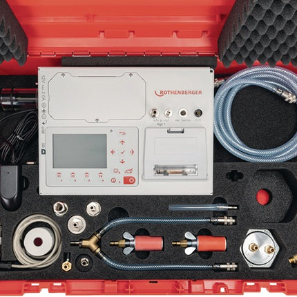 Appareil de mesure de pression/débit de fuite Rothenberger ROTEST GW Professional ( 8000906647 ) Plage de travail jusqu'à 20 bar