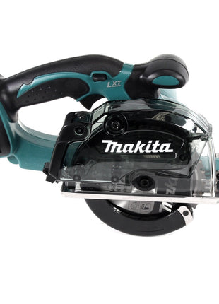 Makita DCS 552 RG 18 V Akku Metall Handkreissäge 136 mm + 2x 6,0 Ah Akku und Lader + Sägeblatt und Schutzbrille - Toolbrothers