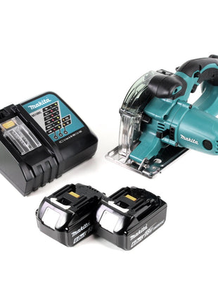 Makita DCS 552 RG 18 V Akku Metall Handkreissäge 136 mm + 2x 6,0 Ah Akku und Lader + Sägeblatt und Schutzbrille - Toolbrothers