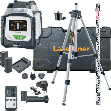 Laserliner Laser à lignes croisées Duraplane G360 ( 4000858100 ) ± 3,5 ° ± 0,2 mm/m
