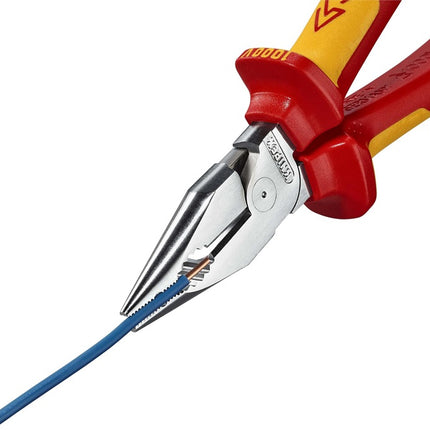 Pince combinée pointue Knipex ( 8002875246 ) longueur 185 mm chromée VDE