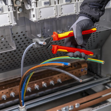 Knipex coupe-câbles StepCut(R) XL ( 8004039103 ) Longueur 225 mm Gaines multi-composants