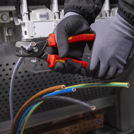 Knipex coupe-câbles StepCut(R) XL ( 8004039103 ) Longueur 225 mm Gaines multi-composants