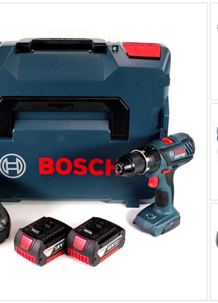 Bosch GSB 18 V-28 Professional 18 V Li-Ion Akku Schlagbohrschrauber in L-Boxx + 2 x 3,0 Ah Akku + Ladegerät - Toolbrothers