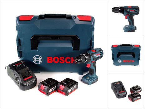 Bosch GSB 18 V-28 Professional 18 V Li-Ion Akku Schlagbohrschrauber in L-Boxx + 2 x 3,0 Ah Akku + Ladegerät - Toolbrothers