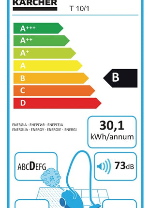 Aspirateur sec Kärcher T 10/1 Adv (8000330535) 700 W 2580 l/min 220 mbar