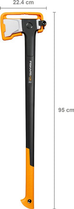 Fiskars Hache à fendre X36-L ( 4000819598 ) Longueur 915 mm Longueur du manche 835 mm