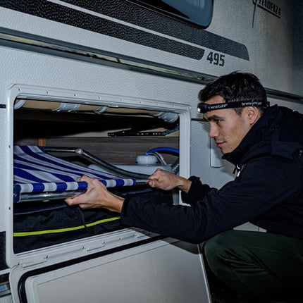 Brennenstuhl LED lampe de tête KL 100 ( 4000873109 ) pour piles 2xAA Mignon