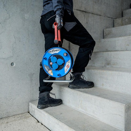 Brennenstuhl Enrouleur de câble Garant ( 8000337573 ) 25 m caoutchouc-néoprène 3 x 1,5 mm² plastique IP44