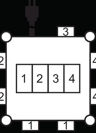 Rozdzielacz zasilania Brennenstuhl ( 8000337886 ) wtyczka 400V/16 A