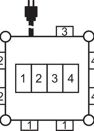 Brennenstuhl Distributeur de courant ( 8000337886 ) Fiche 400V/16 A