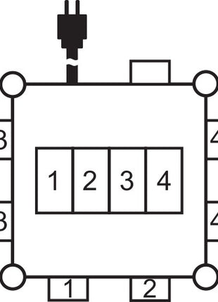 Brennenstuhl Distributeur de courant ( 8000337887 ) Fiche 400V/32 A