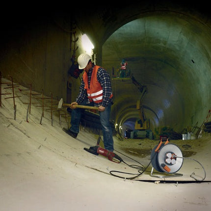 Enrouleur de câble Brennenstuhl professionalLINE SteelCore (8000809077) 25 m caoutchouc 3 x 2,5 mm² tôle d'acier isolé IP44