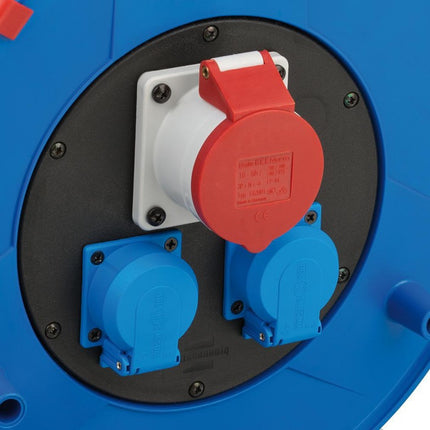 Brennenstuhl Enrouleur de câble triphasé Garant ( 8000337368 ) 20 m caoutchouc-néoprène 5 x 2,5 mm² plastique IP44