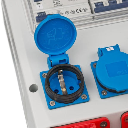 Brennenstuhl distributeur mural en plastique ( 4000873992 ) CEE-32 A, 5 pôles