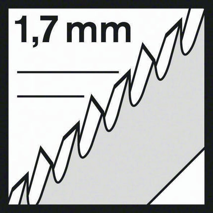 Lame de scie sauteuse T 101 AIF Bosch ( 4000837568 ) Longueur totale 100 mm BIM