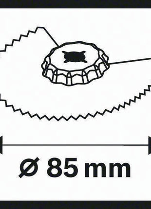 Lame de scie segmentée ACZ 85 EB Bosch ( 4000908667 ) Ø 85 mm