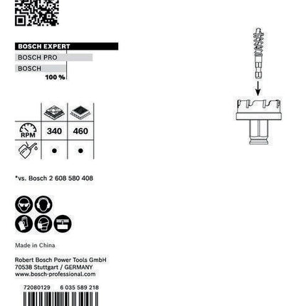 Scie cloche Expert Sheet Metal Bosch ( 4000800273 ) Scie-Ø 35 mm Profondeur de coupe 5 mm