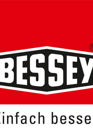 Bessey Mâchoire à vis en fonte malléable TGK-2K ( 4000831764 ) Envergure 400 mm Porte-à-faux 120 mm 35 x 11 mm