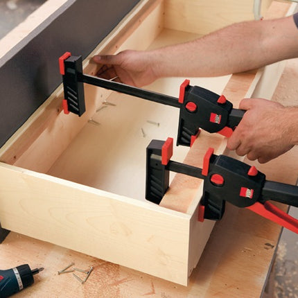 Bessey Serre-joint à une main DuoKlamp ( 4000831539 ) Largeur de serrage 160 mm Largeur d'écartement 75 - 235 mm