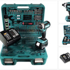 Makita DTD 153 SMTK Akku Schlagschrauber 18V 170Nm Brushless + 1x Akku 4,0Ah + Ladegerät + 101tlg. Zubehörset im Koffer - Toolbrothers