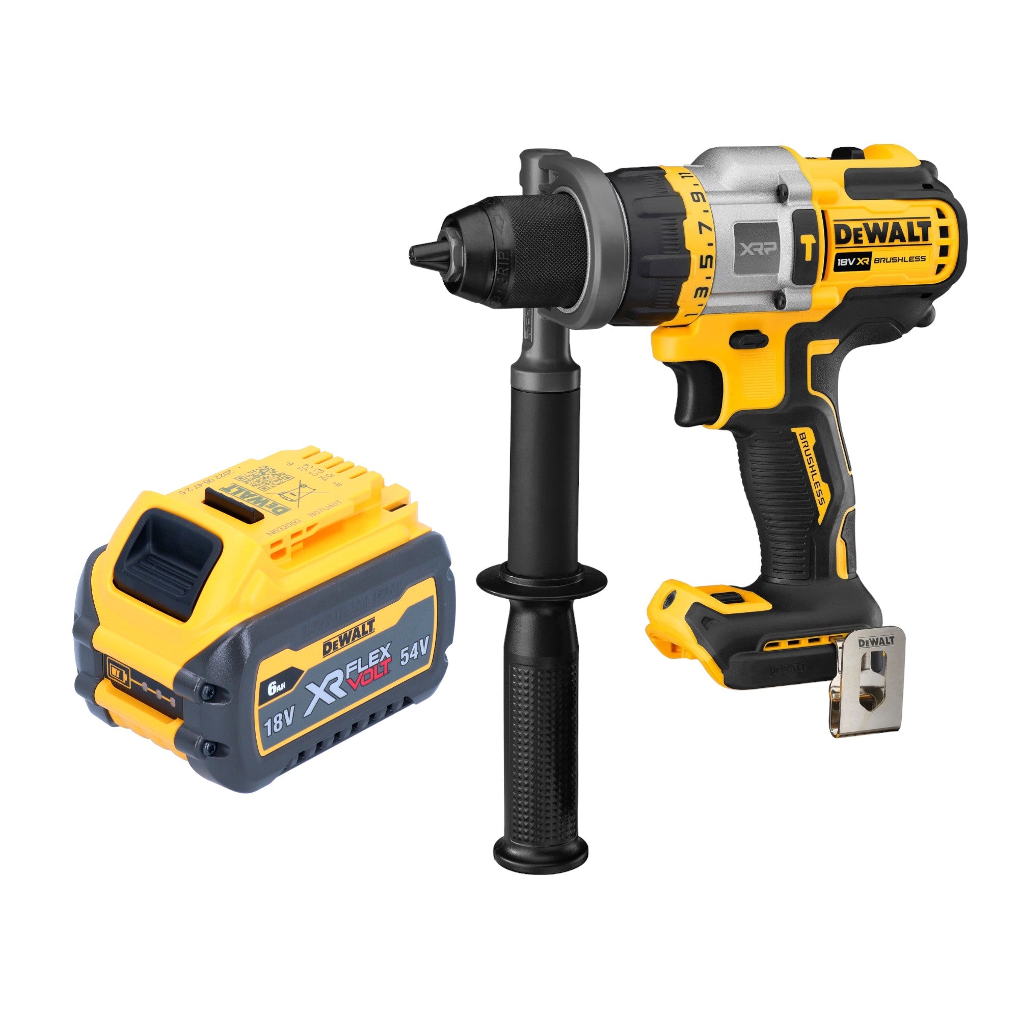DeWalt DCD 999 N Akku Schlagbohrschrauber 18 V 95 Nm Brushless 1x Akku 6 0 Ah ohne Ladegeraet 0 - toolbrothers