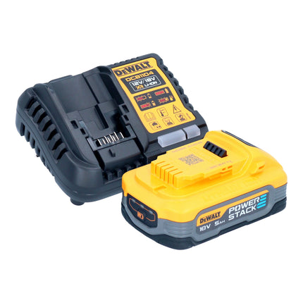 DeWalt DCS 573 H1 Scie circulaire 18 V 190 x 30 mm Brushless + 1x batterie Powerstack 5,0 Ah + chargeur