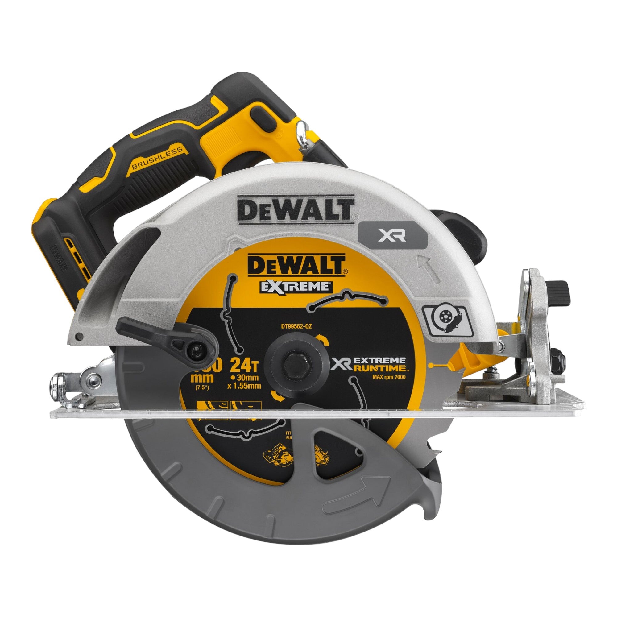 DeWalt DCS 573 Y2 Akku Handkreissaege 18 V 190 x 30 mm Brushless 2x Akku 12 0 Ah Ladegeraet 1 - toolbrothers