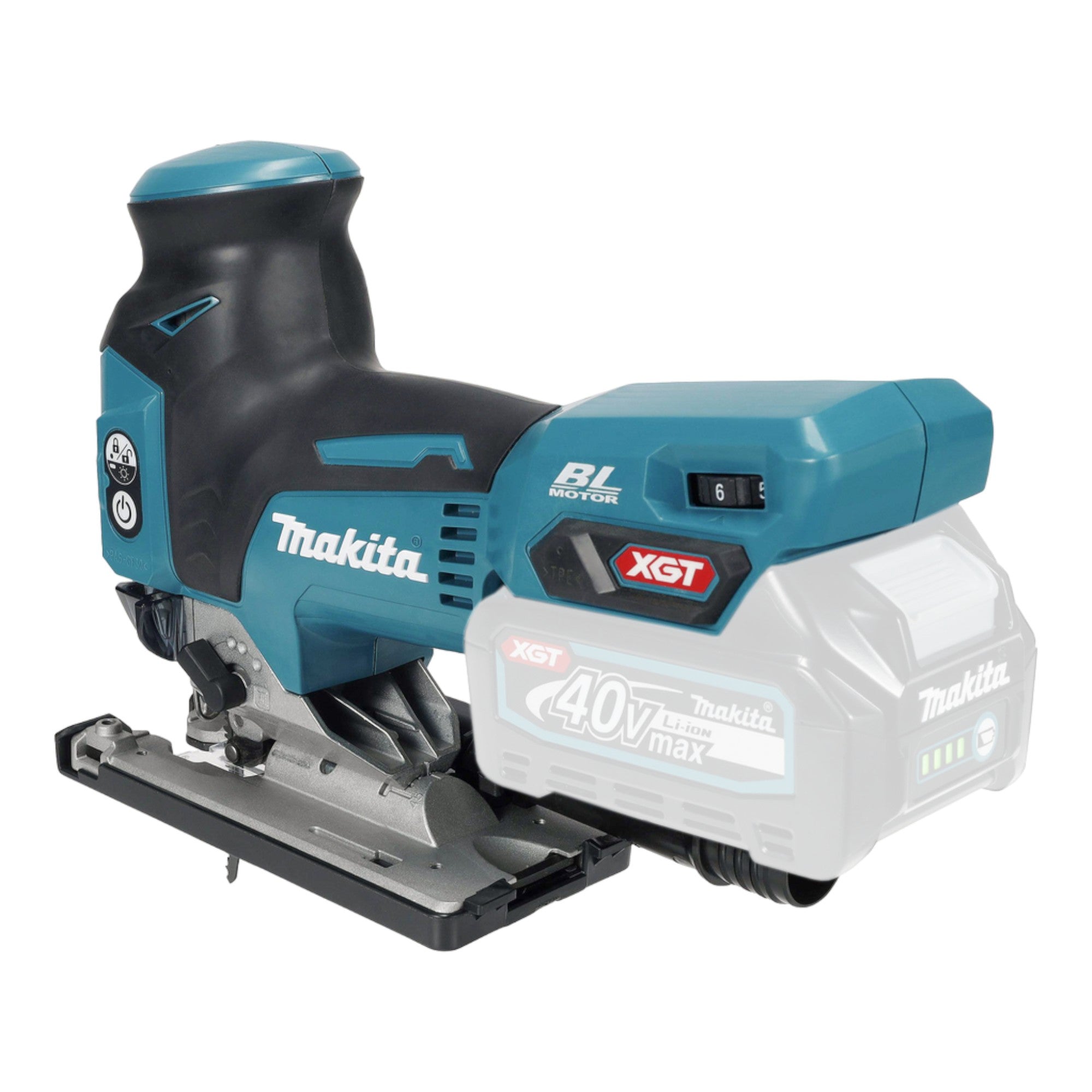 Makita JV 001 GD1 Akku Stichsaege 40 V max 135 mm Brushless 1x Akku 2 5 Ah ohne Ladegeraet 3 - toolbrothers