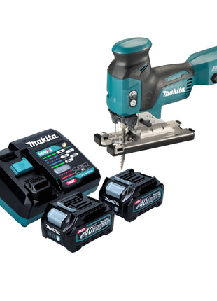 Makita JV 001 GD201 Akku Stichsaege 40 V max 135 mm Brushless 2x Akku 2 5 Ah Ladegeraet 0 - toolbrothers