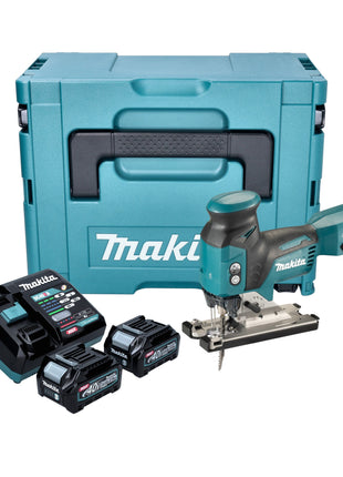 Makita JV 001 GD201 Akku Stichsaege 40 V max 135 mm Brushless 2x Akku 2 5 Ah Ladegeraet Makpac 0 - toolbrothers