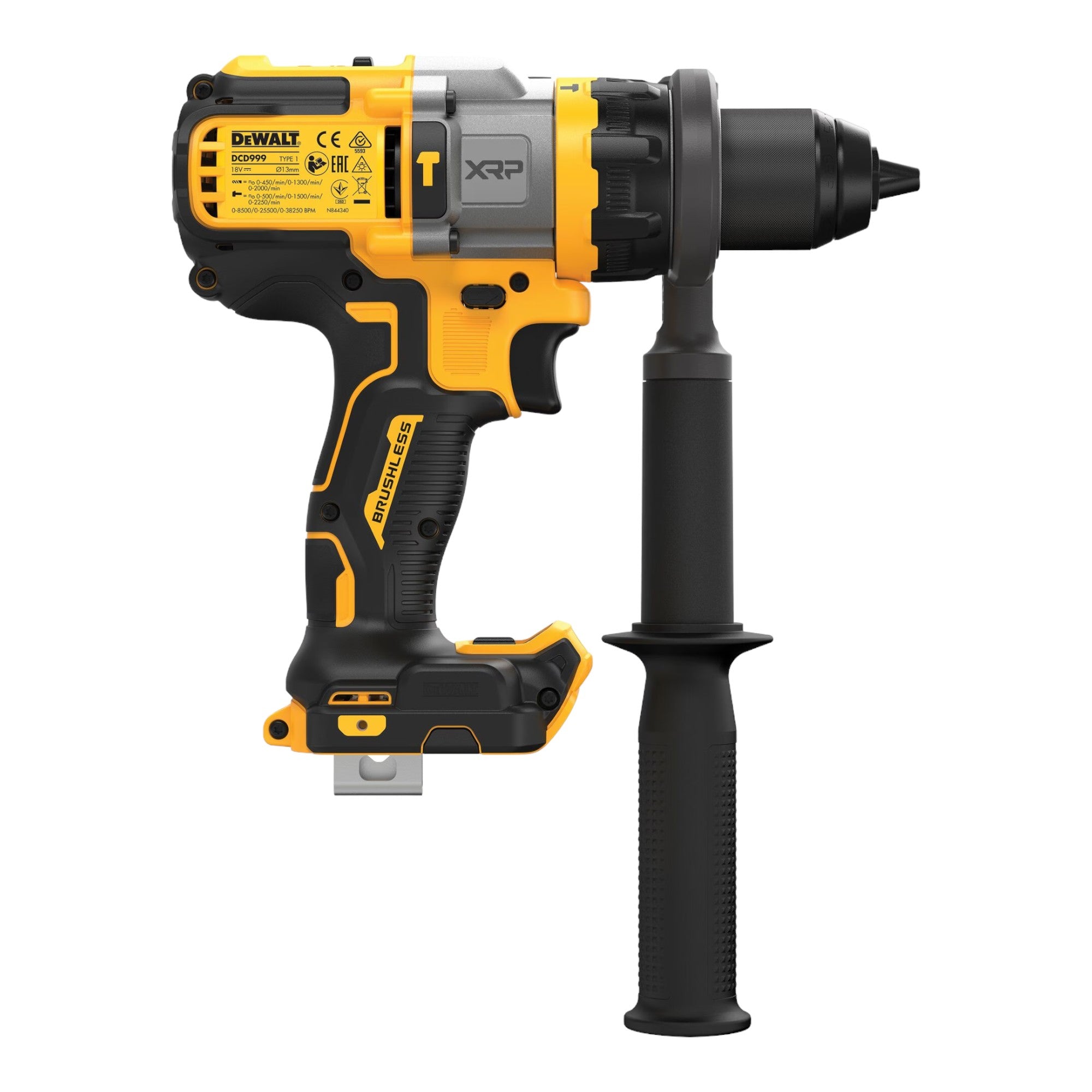 DeWalt DCD 999 NT Akku Schlagbohrschrauber 18 V 95 Nm Brushless 1x Powerstack Akku 1 7 Ah TSTAK ohne Ladegeraet 4 - toolbrothers