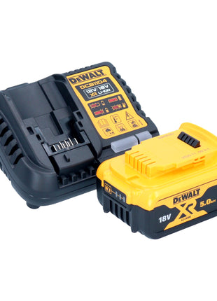 Perceuse à percussion sans fil DeWalt DCD 999 P1T 18 V 95 Nm sans balai + 1x batterie 5,0 Ah + chargeur + TSTAK