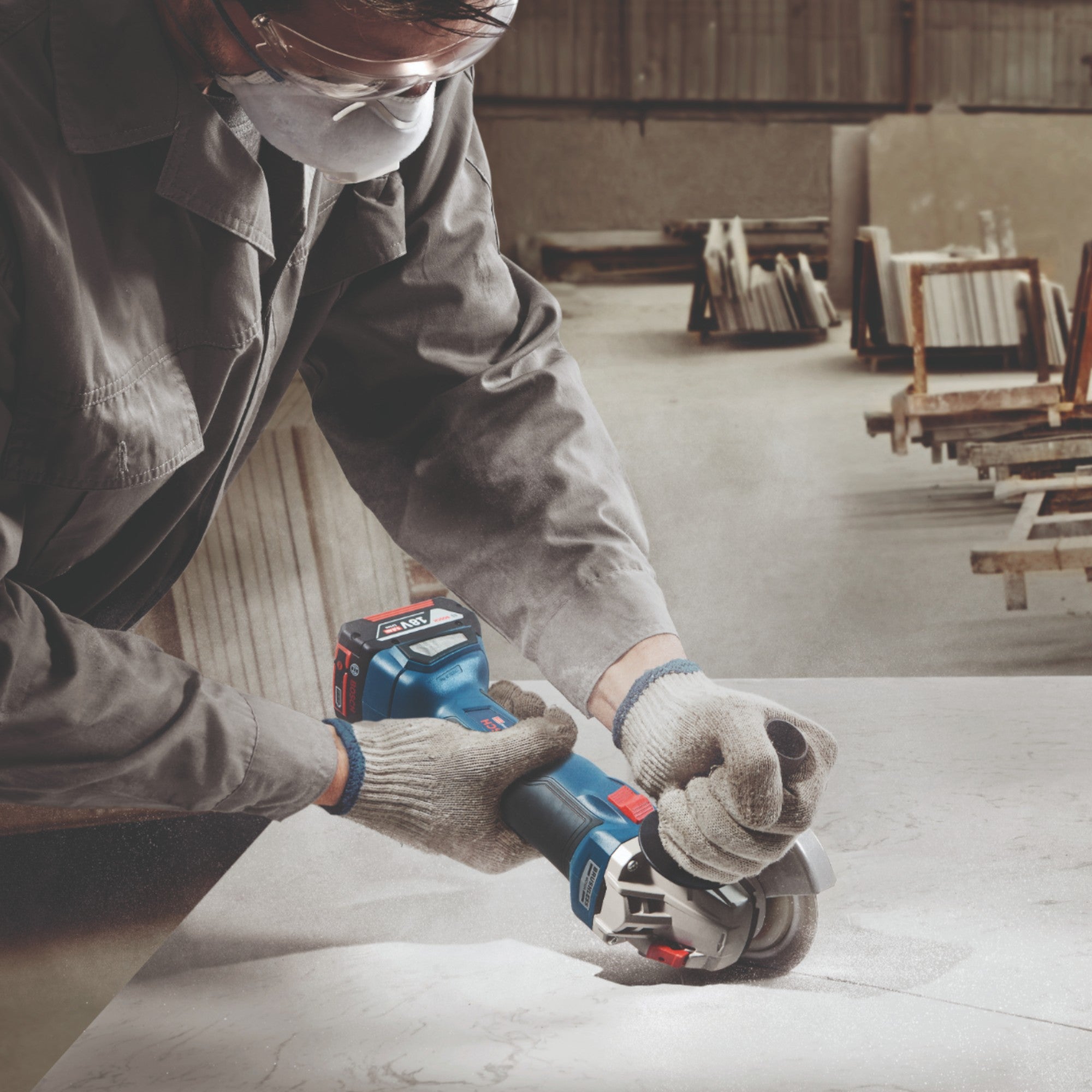Bosch GWS 18V 10 Professional Akku Winkelschleifer 18 V 125 mm Brushless 1x ProCORE Akku 4 0 Ah ohne Ladegeraet 4 - toolbrothers