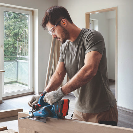 Bosch GHO 18V-26 Professional Rabot sans fil 18 V 2,6 mm Brushless + 1x batterie ProCORE 8,0 Ah + chargeur + L-Boxx