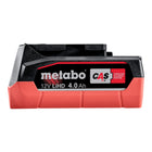 Metabo Jeu de batteries 2x LiHD Bloc de batteries 12 V 4,0 Ah / 4000 mAh Li-Ion avec indicateur de charge ( 2x 625349000 )